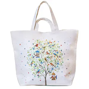 Borsa della spesa Kiub Portfolio Oiseaux Arbre image-0