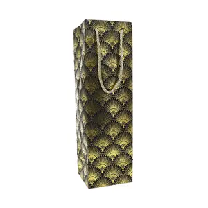 Sac regalo per bottiglia Kiub Art Deco Palm image-0