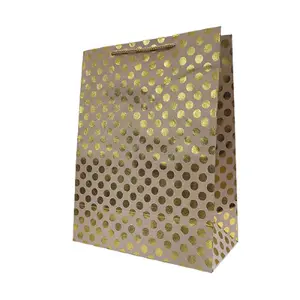 Gift bag Kiub Kraft Pois image-0