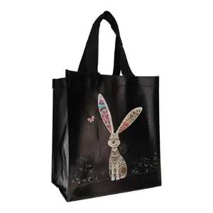 Plastikowa torba na zakupy z recyklingu Kiub Jewels Lapin image-0