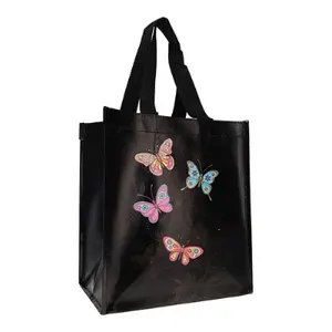 Sac cabas en plastique recyclé Kiub Jewels Papillons image-0
