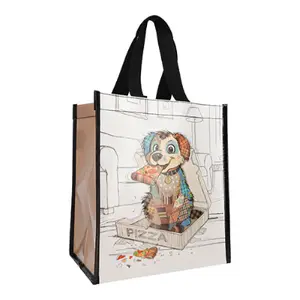 Einkaufstasche aus recyceltem Kunststoff Kiub Kook Chiot Gourmand image-0