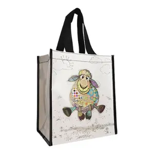 Einkaufstasche aus recyceltem Kunststoff Kiub Kook Mouton image-0