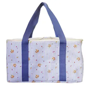 Canasta de picnic isotérmica flexible de gran tamaño Kiub Boheme image-0