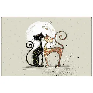 Tischset Kiub Bug Art Chats Amoureux image-0