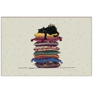 Umieść matę Kiub Bug Art Chat Coussin image-0