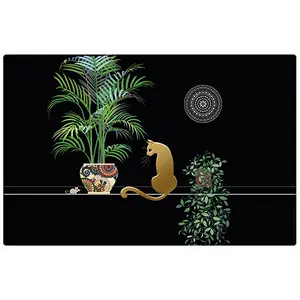 Colocar alfombrilla Kiub M174 Bug Art Jewels Chat Plantes image-0