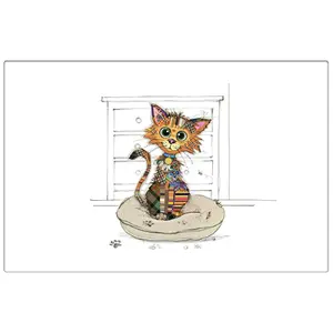 Tappetino Kiub Kook Enfants Chat Mignon image-0