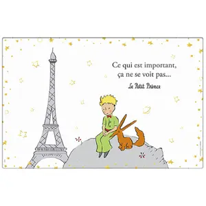 Plaats mat Kiub Lpp A Paris Blanc Assis Renard image-0