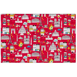 Place mat Kiub Le Tout Paris Rouge image-0