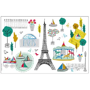 Placer måtten Kiub Le Tout Paris Te Blanc image-0