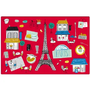 Tappetino Kiub Le Tout Paris Te Rouge image-0