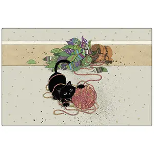 Umieść matę Kiub Bug Art Chaton Pelote image-0