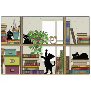 Colocar alfombrilla Kiub Bug Art Chatons Bibli image-0