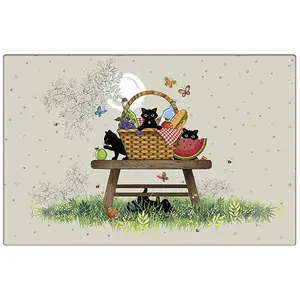 Tappetino Kiub Bug Art Chatons Pic Nic image-0