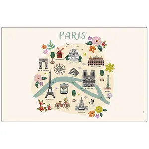 Tischset Kiub Paris Je T Adore Plans image-0
