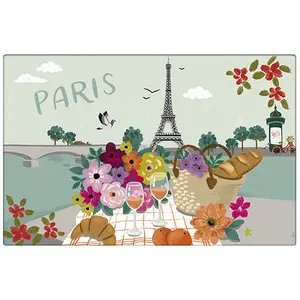 Colocar alfombrilla Kiub Paris Je T Adore Pic Nic image-0