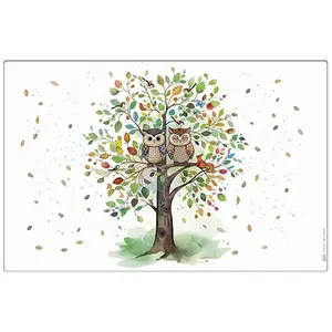 Plaats mat Kiub Portfolio Arbre Chouettes image-0