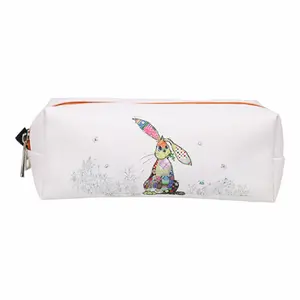 School Pencil case 2 compartments rabbit Kiub Kook image-0