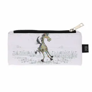 tropl21u02-trousse-plate-ap-cheval-en-pu-femme-kiub-kook-blanc-beige-noir-6x19x6-cm