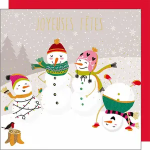 Dubbele kerstkaart Kiub Jaz And Baz image-0