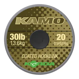 Kamo Korda coated Hooklink 30lb (13.6kg), 20m image-0