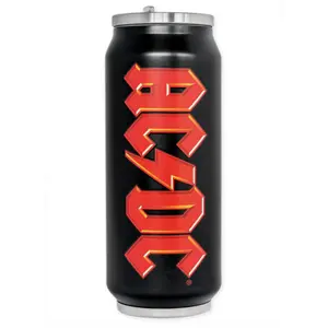 Botella de agua metálica con logotipo KKL AC/DC
