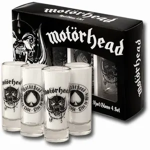 Zestaw 4 kieliszków do shotów KKL Motörhead