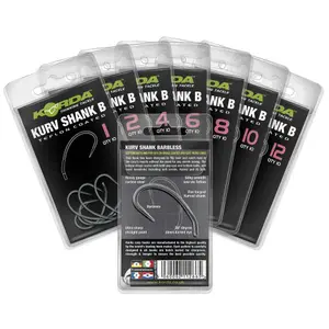 Άγκιστρο Korda Kurv Shank Barbless image-0
