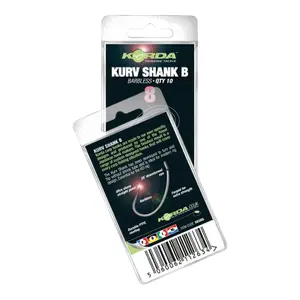Άγκιστρο Korda Kurv Shank Barbless image-1