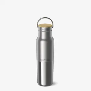 Gourde isotérmica con tapón Klean Kanteen Reflect bamboo image-0