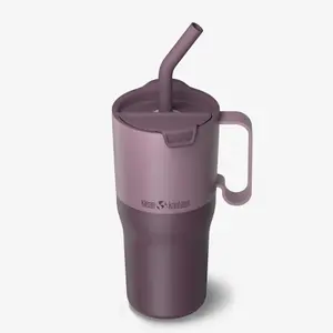 Insulated Cup with Lid and Straw Klean Kanteen Flip image-0