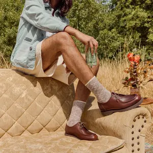 Leather Derby Kleman Padror A image-4