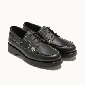 Leather boat shoes Kleman Embruns Oak image-1