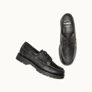 Leather boat shoes Kleman Embruns Oak image-2