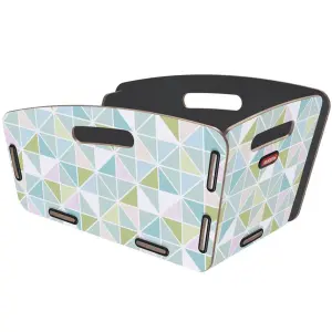 Cesta trasera redonda Klickfix Radkiste 2 Fix DécoTriangle image-0