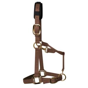 hbrc-luxueuze-nylon-halster-voor-paard-km-elite-bruin