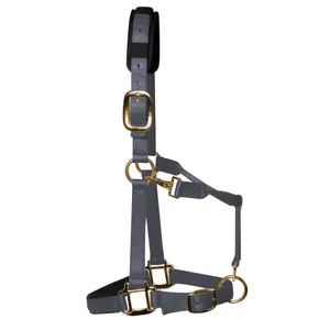 Luxury nylon halter for horse KM Elite image-0
