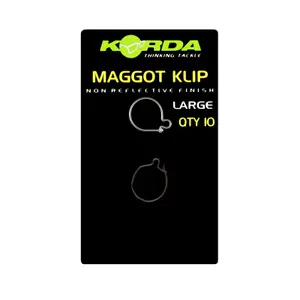 Montage Korda Maggot Klip (L) (x10) image-0