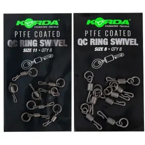 Κλιπς Korda PTFE QC Ring Swivel (8pcs) image-1