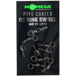 Κλιπς Korda PTFE QC Ring Swivel (8pcs) image-2