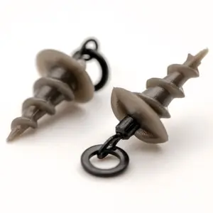 karper wartel Korda Micro Ring Swivel Bait Screw Medium (5pcs) (x5) image-2