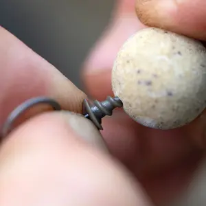 karper wartel Korda Micro Ring Swivel Bait Screw Medium (5pcs) (x5) image-5