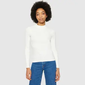 Women's stand-up collar sweater KnowledgeCotton Apparel image-1