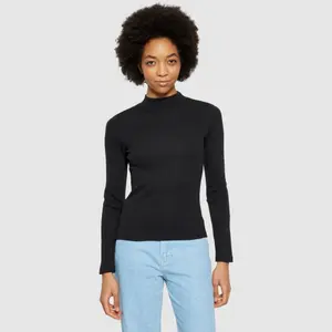 Women's stand-up collar sweater KnowledgeCotton Apparel image-1