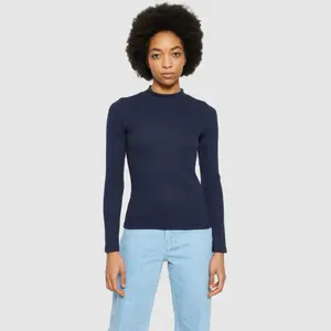 Women's stand-up collar sweater KnowledgeCotton Apparel image-1