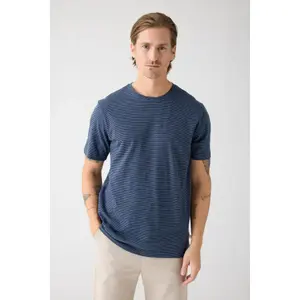 Camiseta de rayas estrechas de tela KnowledgeCotton Apparel - GOTS/Vegan image-3