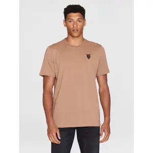 Embroidered T-shirt KnowledgeCotton Apparel image-1