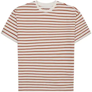 T-shirt KnowledgeCotton Apparel Loose Striped image-0