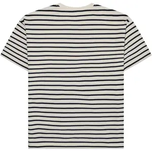 T-shirt KnowledgeCotton Apparel Loose Striped image-1